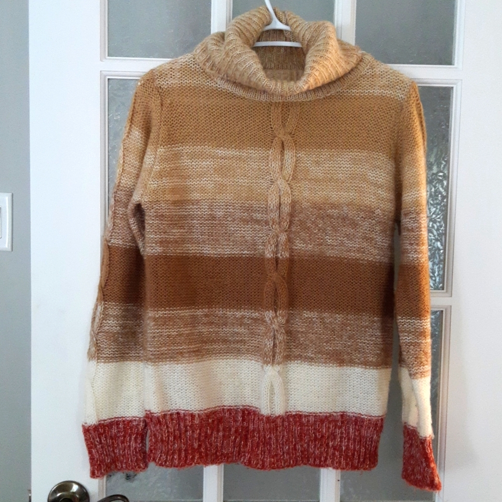 Vintage Knitted Turtleneck Sweater